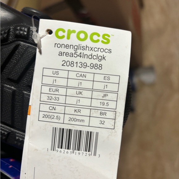 Crocs x Ron English WHIN Lined Clogs - AREA 54 Aliens Universe Little Kids Size - Picture 13 of 14